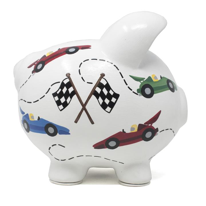 Vroom Race Car Piggy Bank