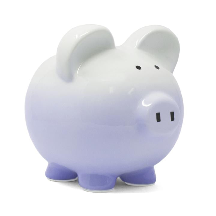 Ombre Piggy Bank | Purple