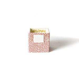 Red Small Dot Mini Nesting Cube Small