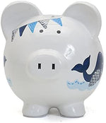 Blue Whale Piggy Bank