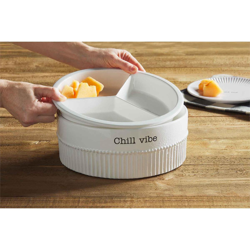 Triple Divided Chiller Dish