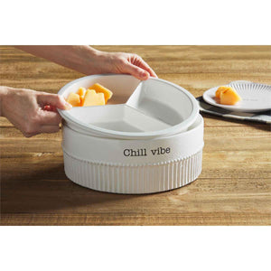 Triple Divided Chiller Dish