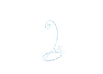 Coton Colors Ornament Stand: Baby Blue & White