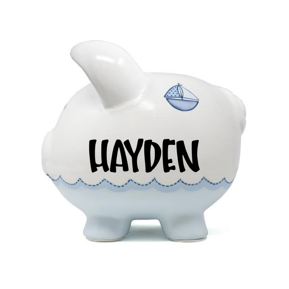 Sailboat Piggy Bank