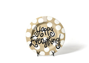 Neutral Dot Happy Everything!™ Big Round Platter