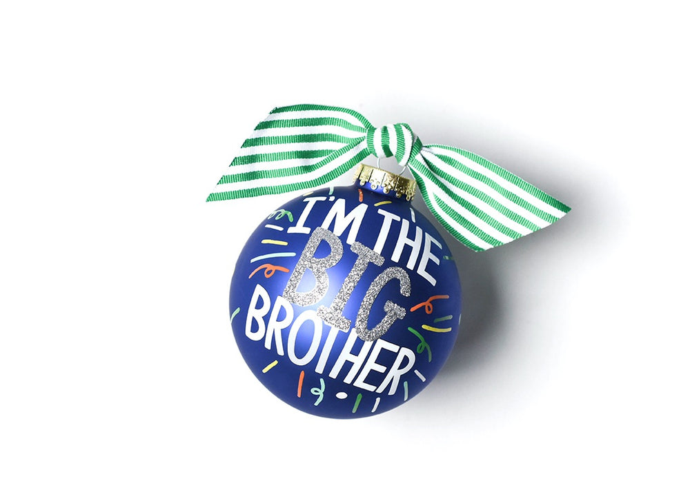 Big Brother Popper Glass Ornament