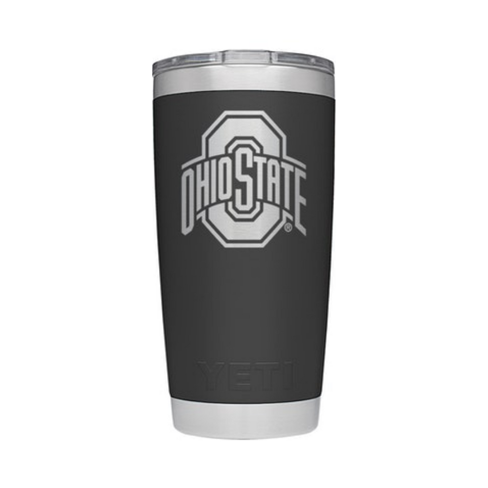 YETI Collegiate Rambler 20oz Black Tumbler: Ohio State University