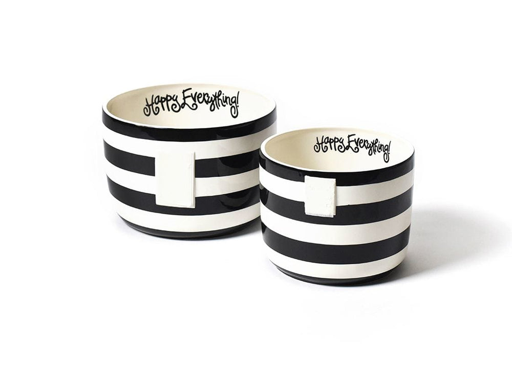 Black Stripe Happy Everything!™ Mini Bowl