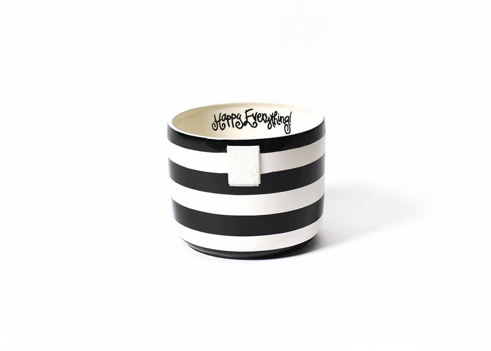 Black Stripe Happy Everything!™ Mini Bowl