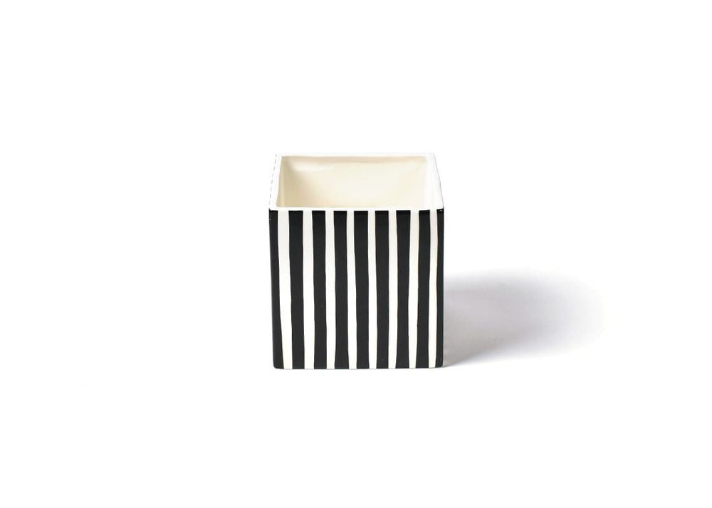 Black Stripe Mini Nesting Cube Medium