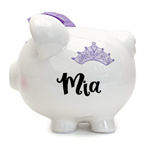 Fairytale Lavender Piggy Bank