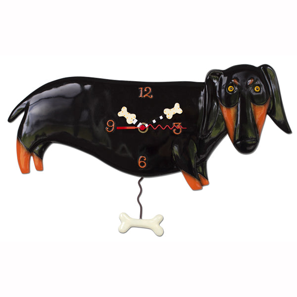 Otis Dachshund Pendulum Clock