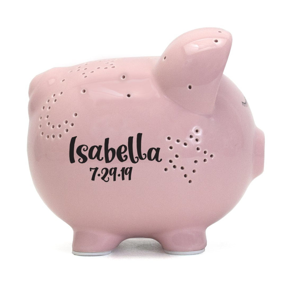 Night Light Piggy Bank | Pink