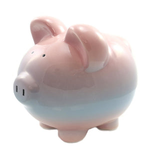 Ombre Piggy Bank | Raspberry