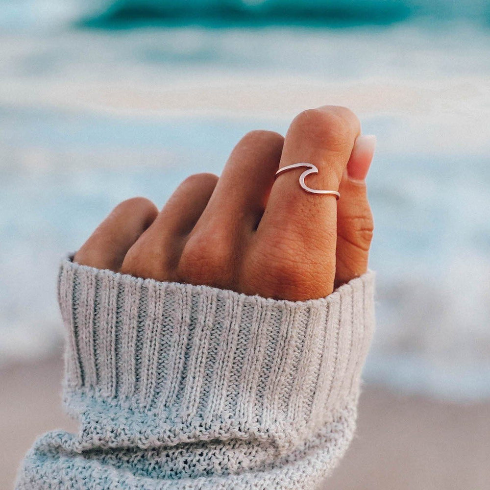 Wave Ring | Rose Gold