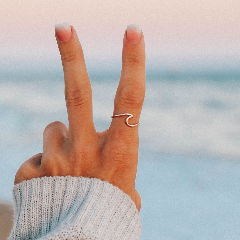Wave Ring | Rose Gold