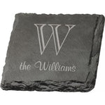 Square Slate Coasters - Set of 4