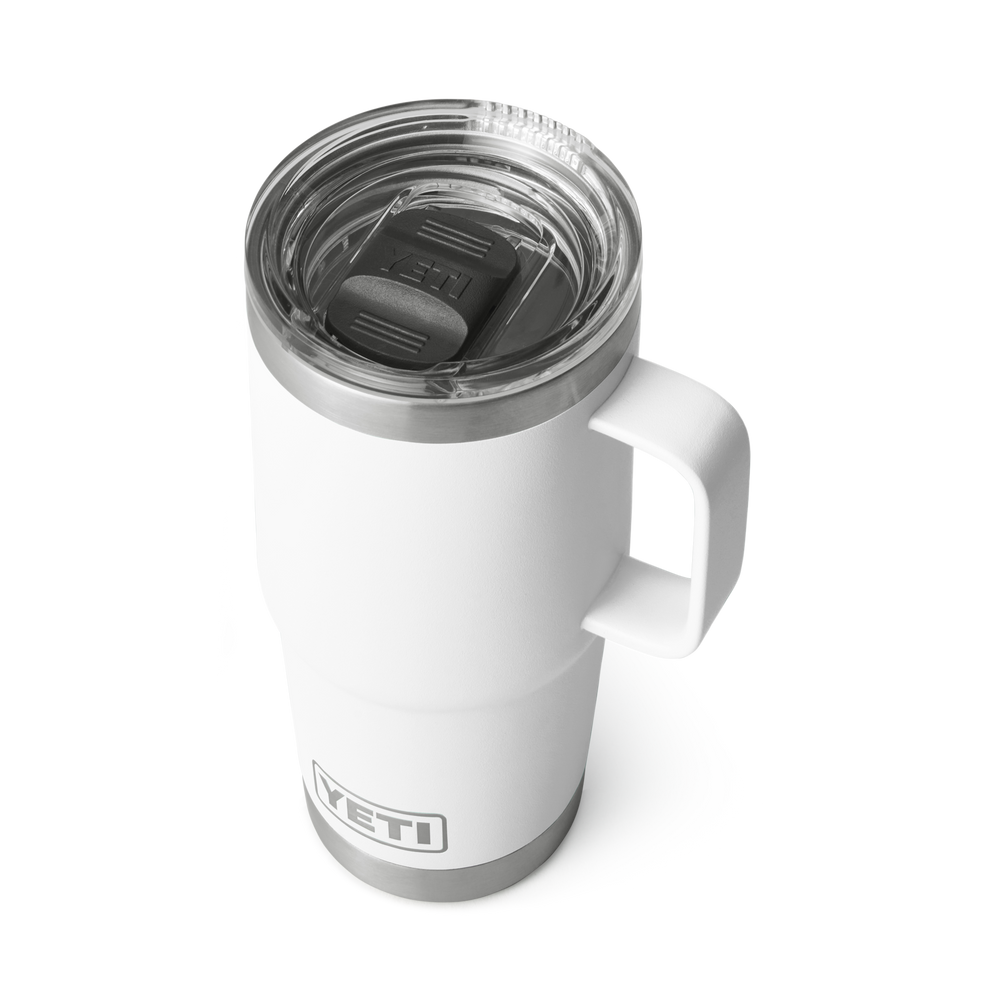 YETI Rambler 20oz Travel Mug: White