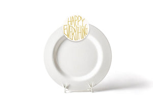 White Small Dot Big Entertaining Round Platter