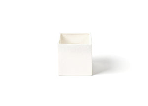 White Small Dot Mini Nesting Cube Medium