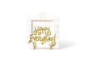 White Stripe Happy Everything!™ Big Square Platter