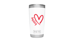 YETI Collegiate Rambler 20oz White Tumbler: Ohio State University