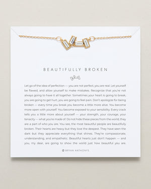 Beautifully Broken Necklace | Gold