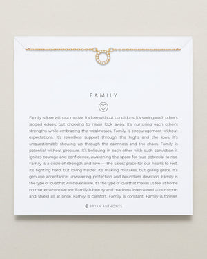 Family Necklace | Gold