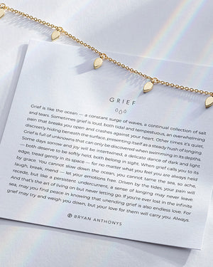 Grief Necklace | Gold