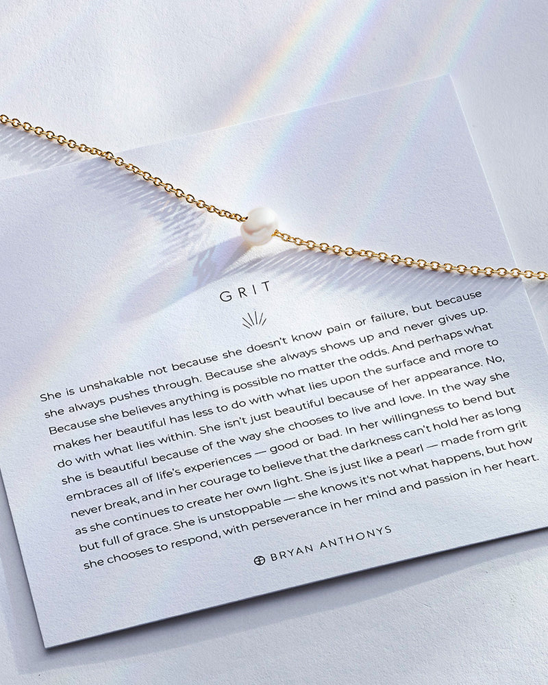 Grit Necklace | Gold