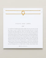 Highs and Lows Necklace Set | Gold
