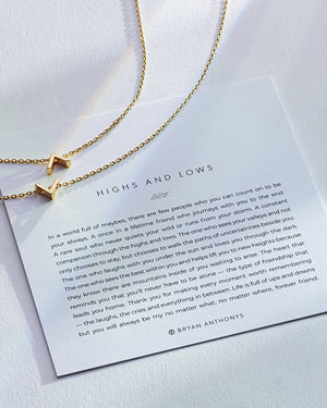 Highs and Lows Necklace Set | Gold