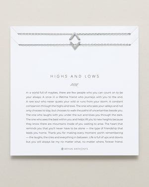 Highs and Lows Necklace Set | Silver
