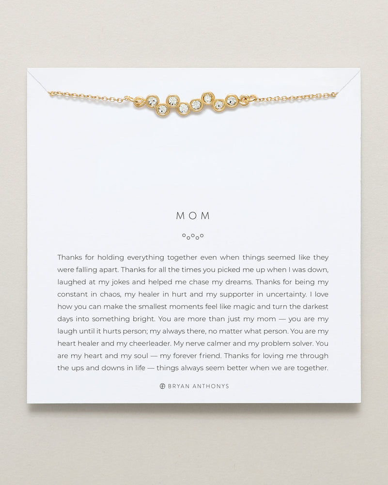 Mom Necklace | Gold