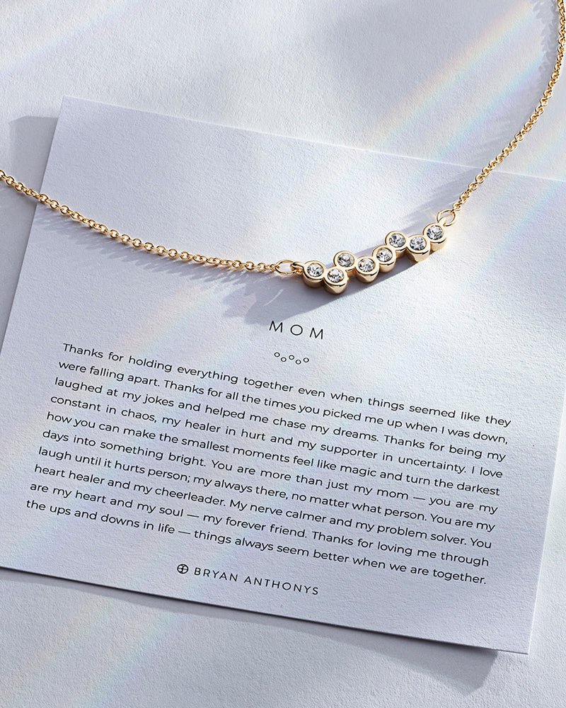 Mom Necklace | Gold