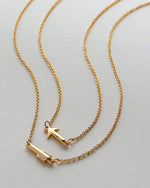 Soul Sisters Best Friend Arrow Necklace Set | Gold
