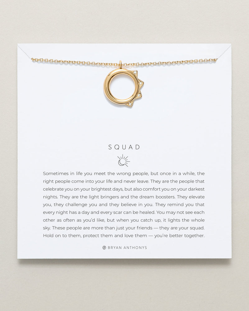 Squad Necklace | Gold