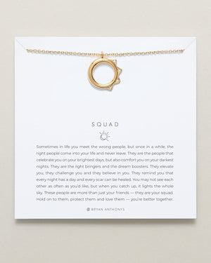 Squad Necklace | Gold