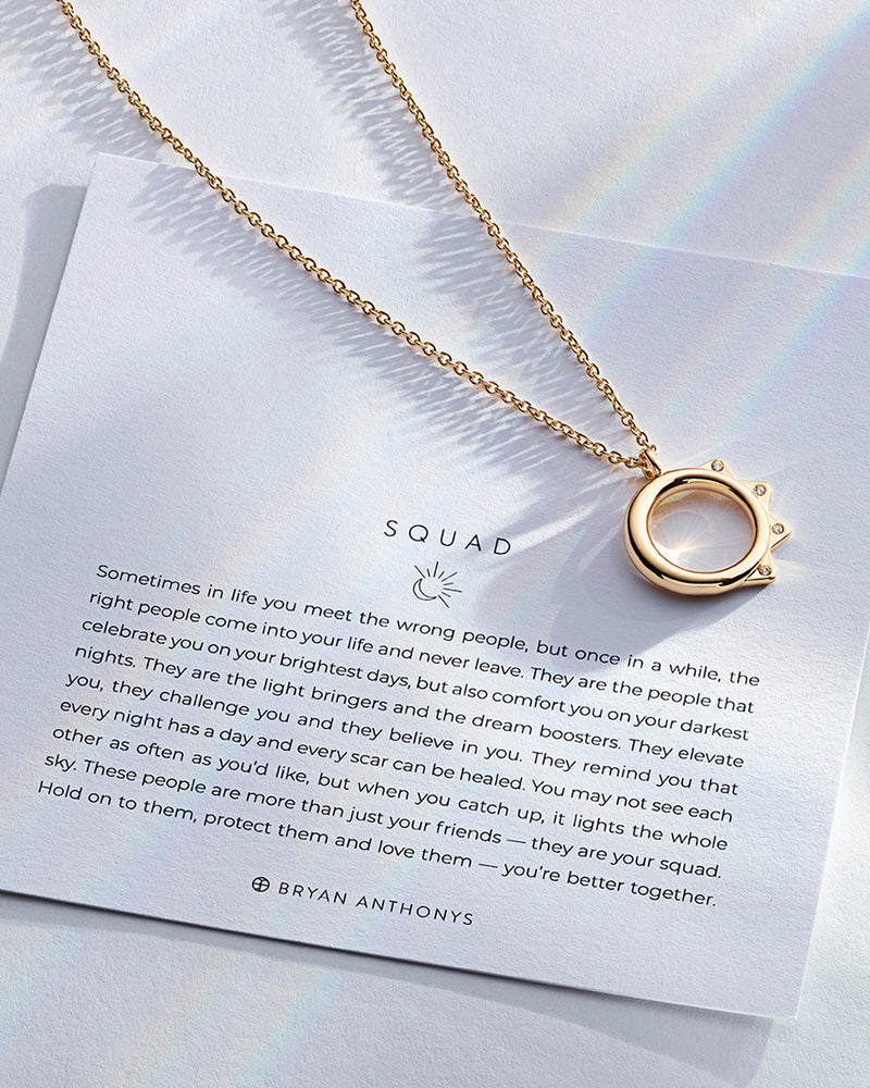 Squad Necklace | Gold