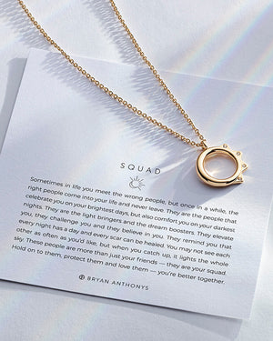 Squad Necklace | Gold
