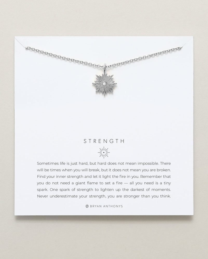 Strength Necklace | Silver