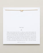 Tribe Dainty Friendship Necklace | Gold