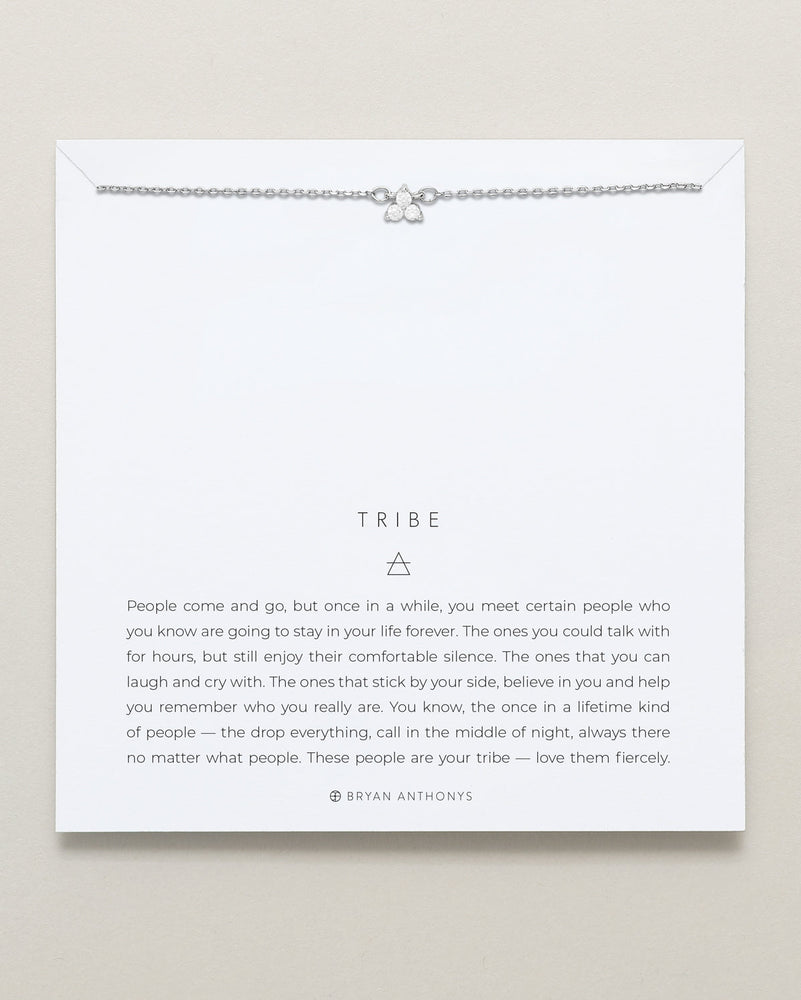Tribe Dainty Friendship Necklace | Silver