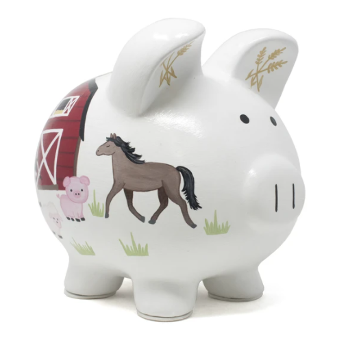 Barnyard Piggy Bank