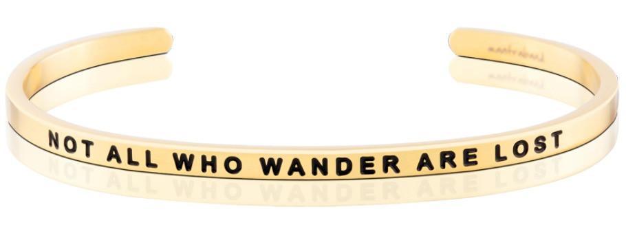 Not All Who Wander Are Lost Bracelet