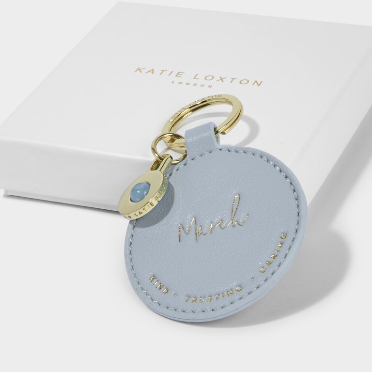 Birthstone Keychain | March