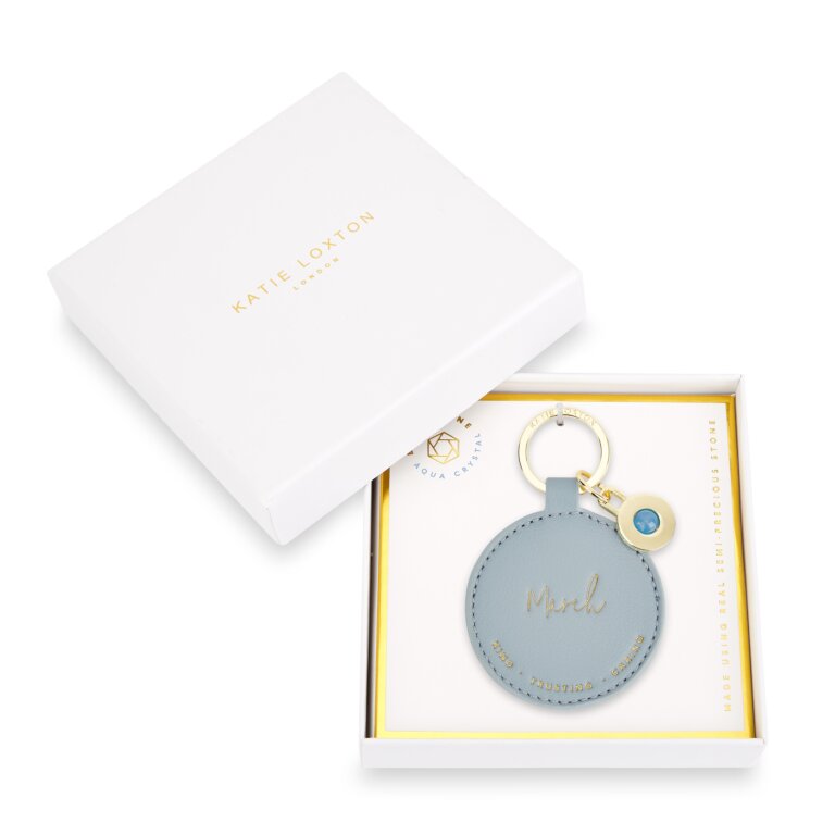 Birthstone Keychain | March
