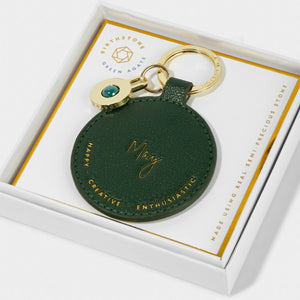 Birthstone Keychain | May