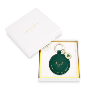 Birthstone Keychain | August