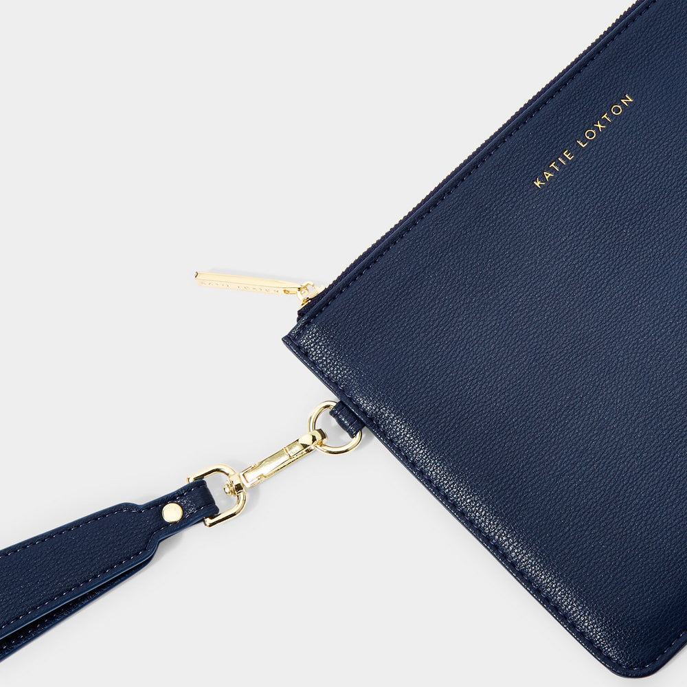 Zana Wristlet Pouch | Navy
